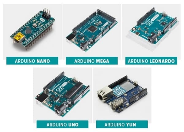 Types d'Arduino