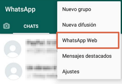 Lier le compte avec le code QR pour se connecter à WhatsApp Desktop ou Web étape 1