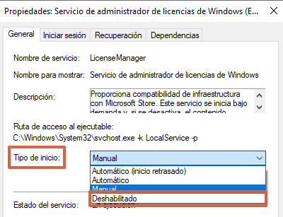 Supprimez la notification que votre licence Windows expirera bientôt en désactivant les services étape 3