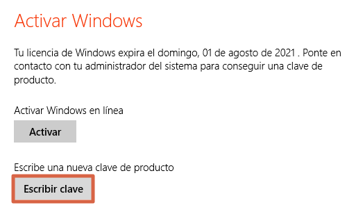 Corrigez l'erreur, votre licence Windows expirera bientôt, supprimez et entrez à nouveau la clé étape 5