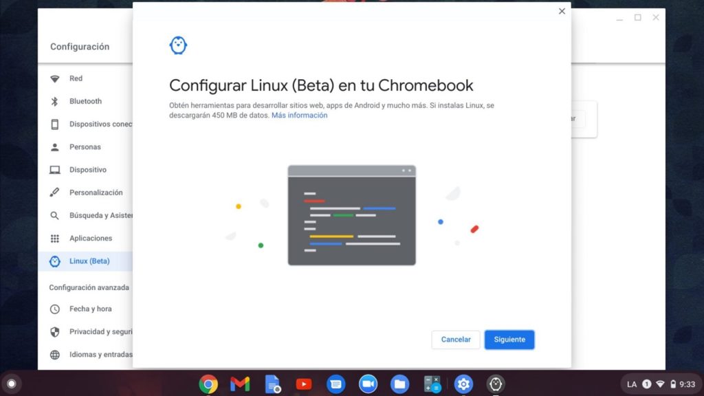 installer Signal Chromebook 1.5