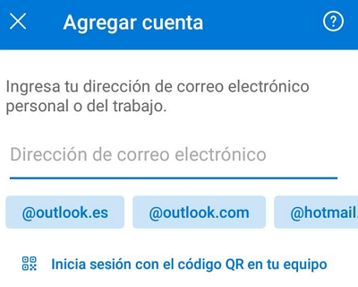 Comment se connecter ou saisir l'e-mail hotmail.com à partir du téléphone portable à l'aide de l'application Outlook étape 3