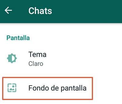 Comment changer l'arrière-plan de WhatsApp pour toutes les conversations étape 3