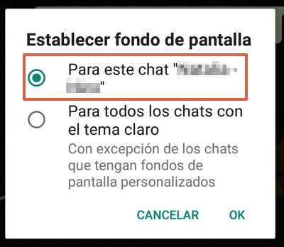 Comment changer l'arrière-plan de WhatsApp individuellement pour chaque étape de discussion 5