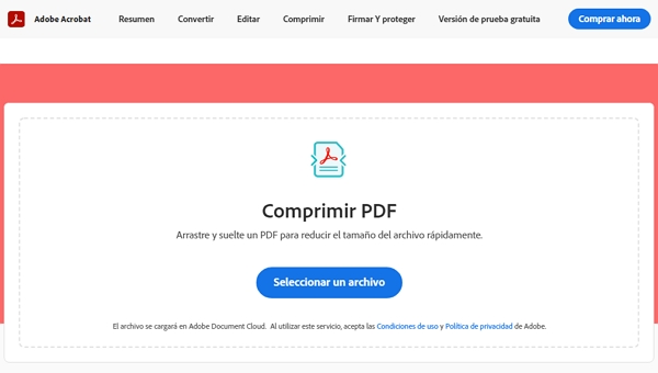 Compresseur Adobe Acrobat en ligne