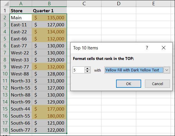 Formater le résultat.