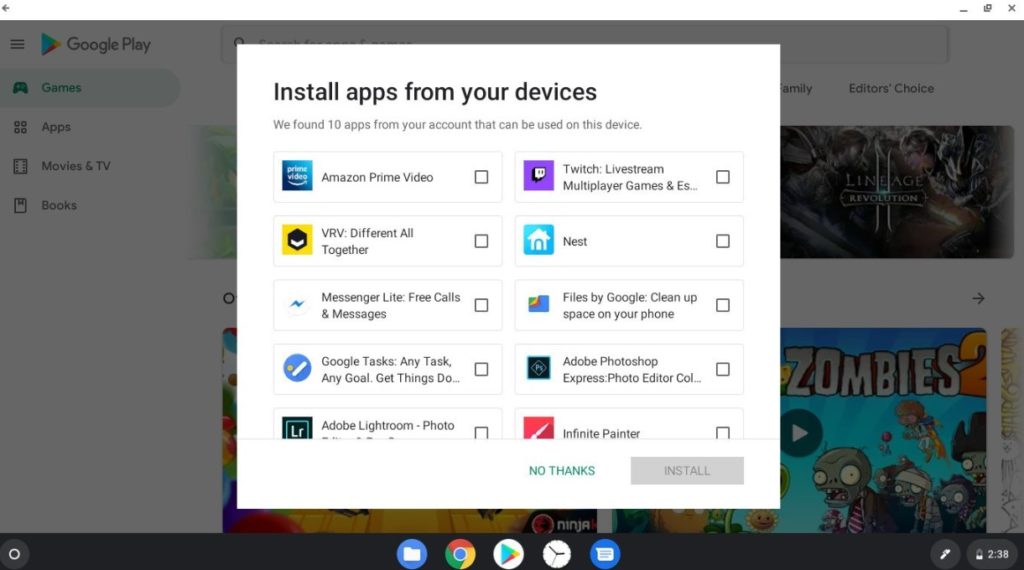 Applications recommandées pour votre nouveau Chromebook.