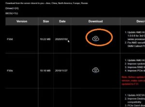 Vérifier la dernière mise à jour du BIOS