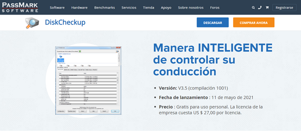 DiskCheckup en tant que programme pour analyser le disque dur