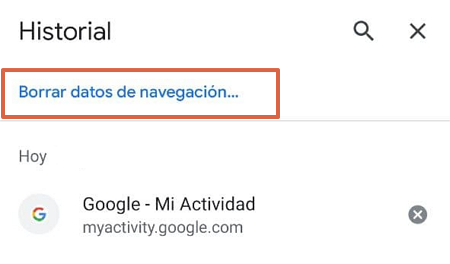 Comment supprimer tout l'historique de navigation de Google Chrome sur iOS ou Android étape 1