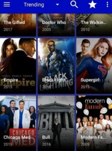 Aperçu de CyberFlix sur Android