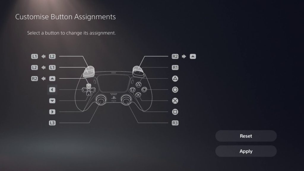 remapper les boutons de la manette PS5 2