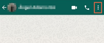 Comment changer l'arrière-plan de WhatsApp individuellement pour chaque chat étape 1