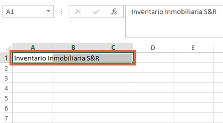 Comment combiner des cellules dans Excel étape 2