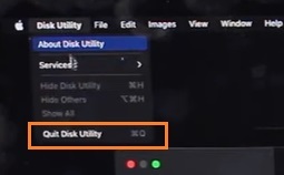 Click-On-Quit-Disk-Utility