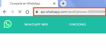 Envoyer des messages sur WhatsApp sans enregistrer le contact étape 1