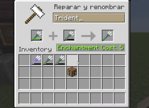 Comment réparer le trident pour effectuer l'enchantement d'empalement dans Minecraft