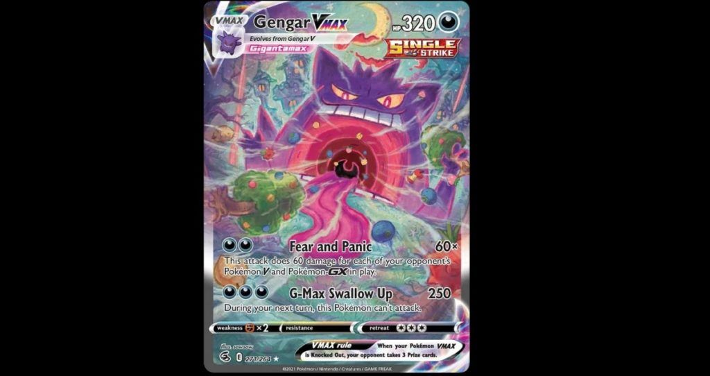 Gengar VMAX Pokemon TCG en ligne