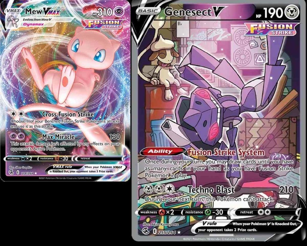 Mew VMAX et Genesect V