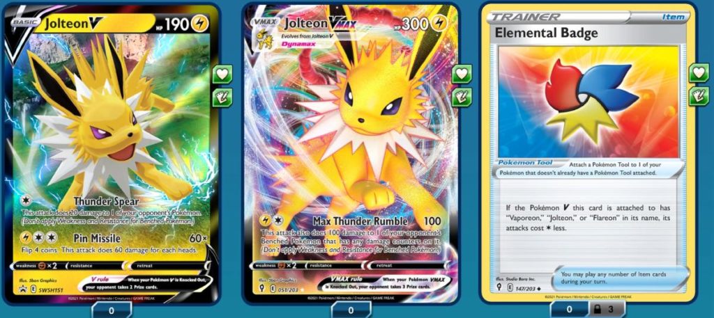 Jolteon VMAX Pokemon JCC en ligne