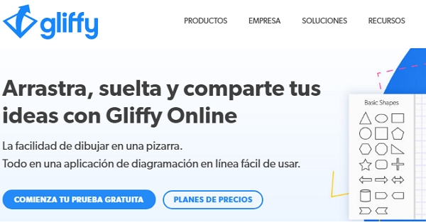 Outils en ligne pour faire des diagrammes.  Gliffy