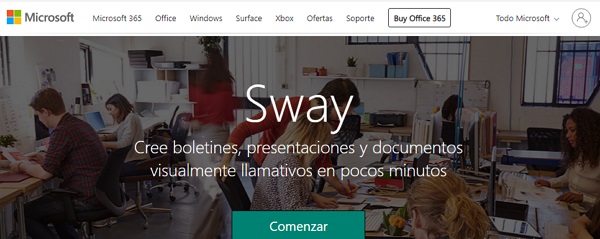 Programmes alternatifs pour créer une présentation avec des modèles PowerPoint.  Microsoft Sway