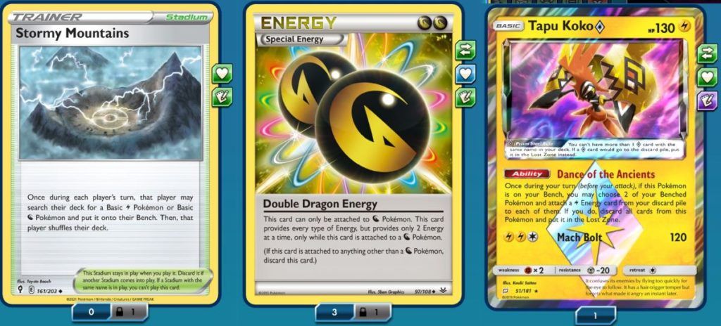 ADP Dragonite Cartes de support de deck étendues Pokemon TCG Online