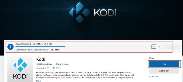 Nous installons la mise à jour Kodi sur Windows 10 ou 11.