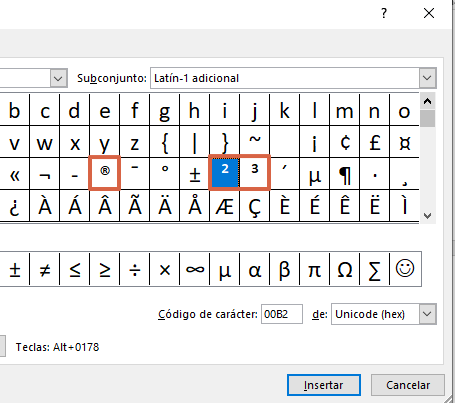 Comment mettre un exposant dans le super index Word en insérant un symbole étape 4