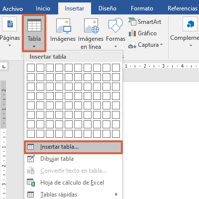 Créez une feuille de grille dans Word à imprimer à l'aide d'un tableau.  Étape 6