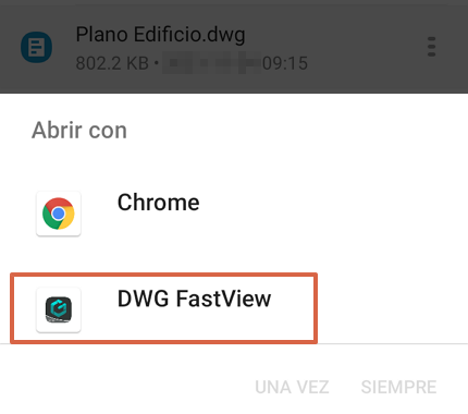 Affichez les fichiers DWG à partir d'appareils Android et iOS.  Étape 3