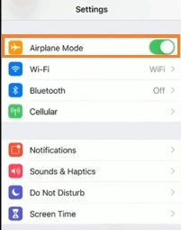 Activer-The-AirPlane-Mode