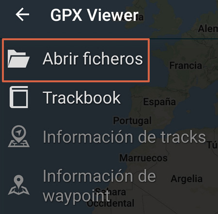 Comment ouvrir les fichiers GPX (.gpx) sur Android à l'aide de GPX Viewer étape 3