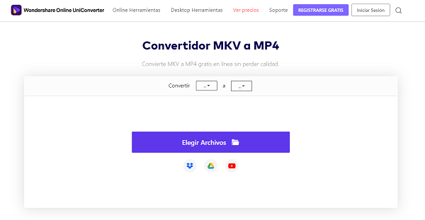 Wondershare UniConverter pour convertir MKV vers d'autres formats