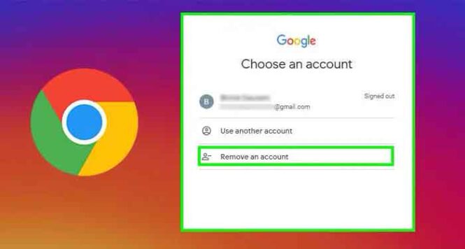 remove google account from chrome