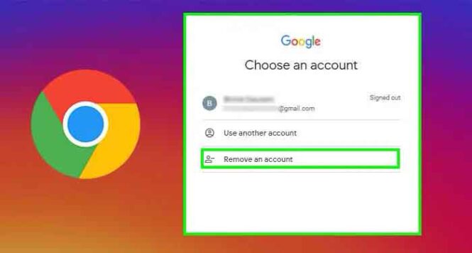 supprimer le compte Google de Chrome